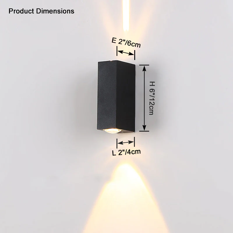 WOMO Outdoor Up Down Wall Light-WM9080 - Image 11