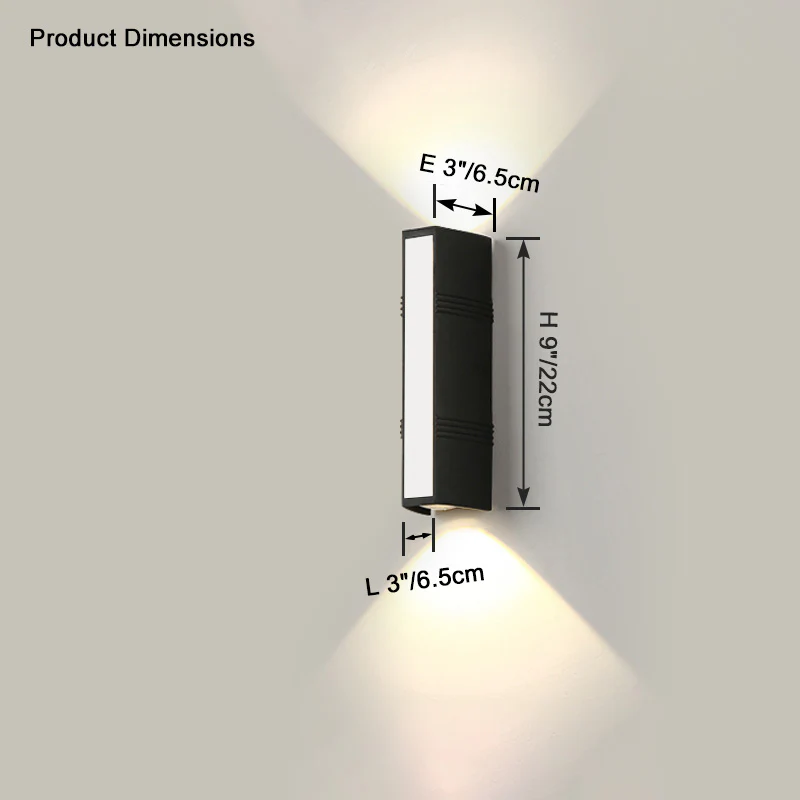 WOMO Outdoor Up Down Wall Light-WM9081 - Image 11