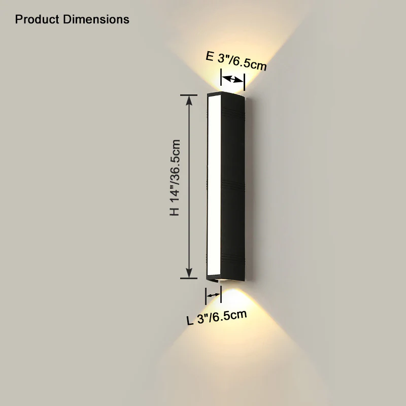 WOMO Outdoor Up Down Wall Light-WM9081 - Image 13