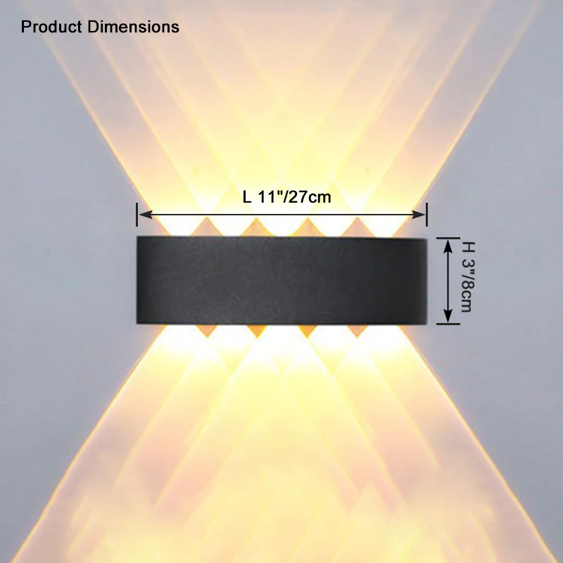 WOMO Outdoor Up Down Wall Light-WM9084 - Image 19