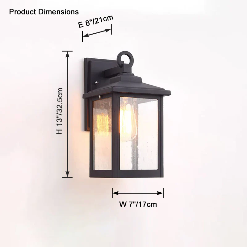 WOMO Outdoor Wall Lantern-WM9154 - Image 11