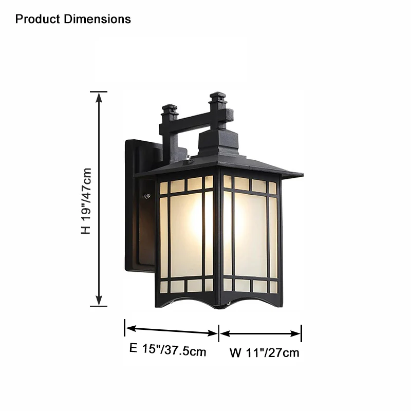 WOMO Craftman Outdoor Wall Lantern-WM9196 - Image 15