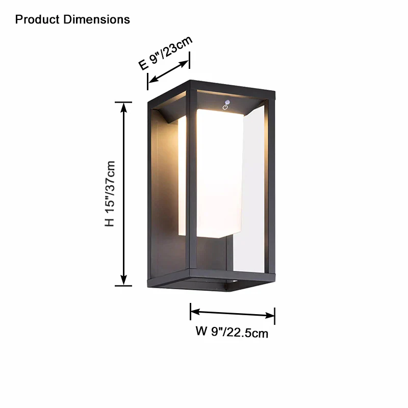 WOMO Outdoor Wall Lantern-WM9200 - Image 11