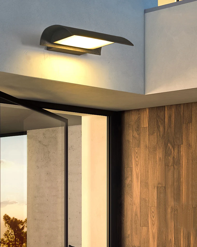 WOMO Curved Outdoor Wall Light-WM9070 - Image 15