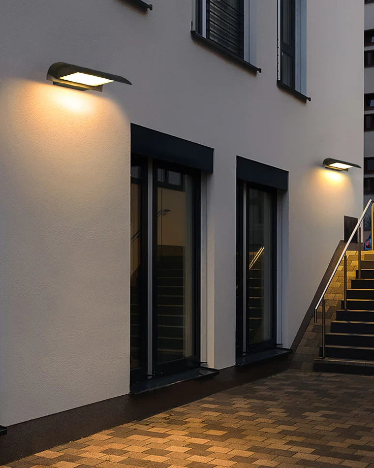 WOMO Curved Outdoor Wall Light-WM9070 - Image 17