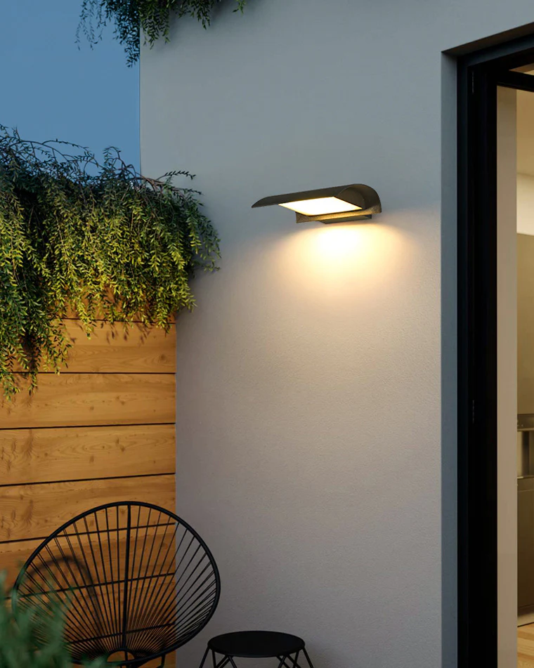WOMO Curved Outdoor Wall Light-WM9070 - Image 3