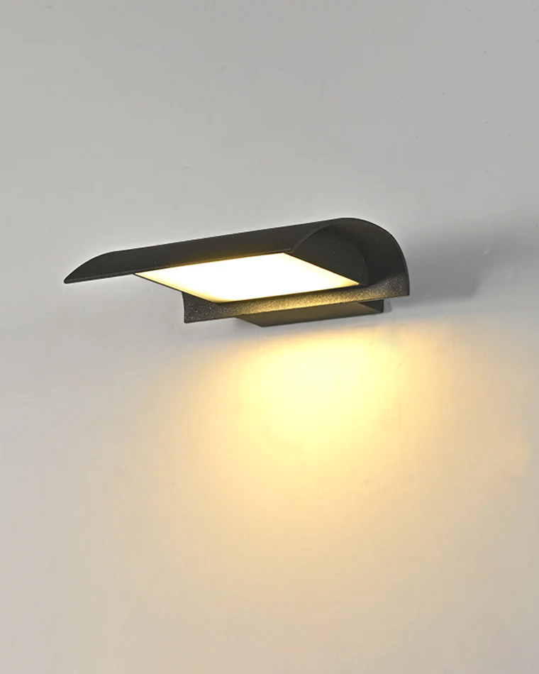WOMO Curved Outdoor Wall Light-WM9070 - Image 8