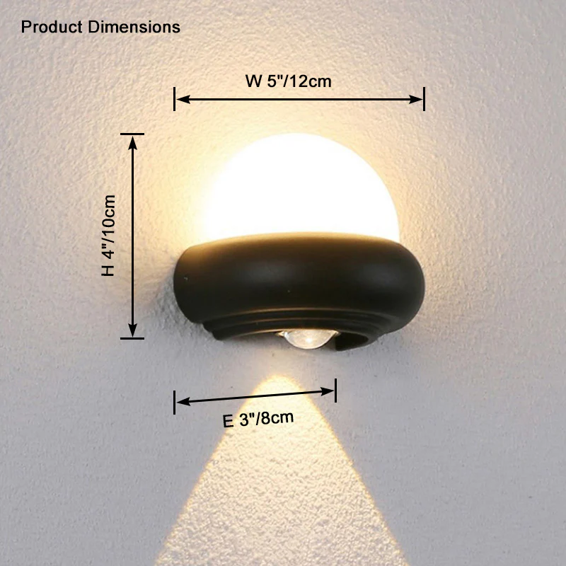 WOMO Up Down Outdoor Wall Light-WM9075 - Image 10