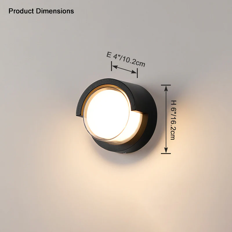 WOMO Round Outdoor Wall Light-WM9144 - Image 14
