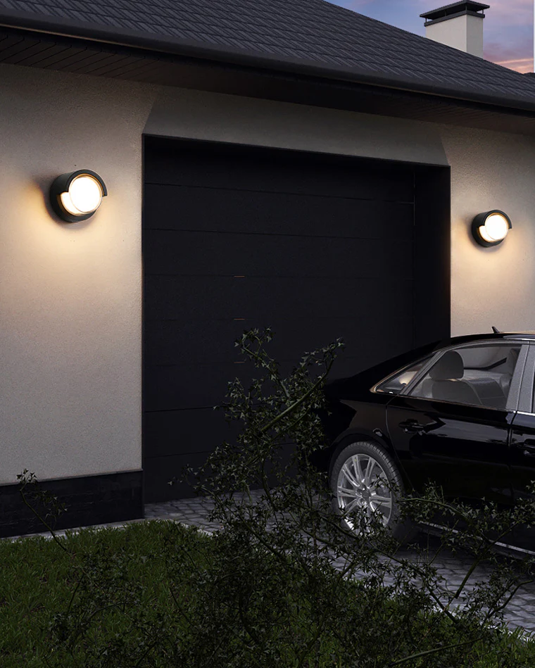 WOMO Round Outdoor Wall Light-WM9144 - Image 2