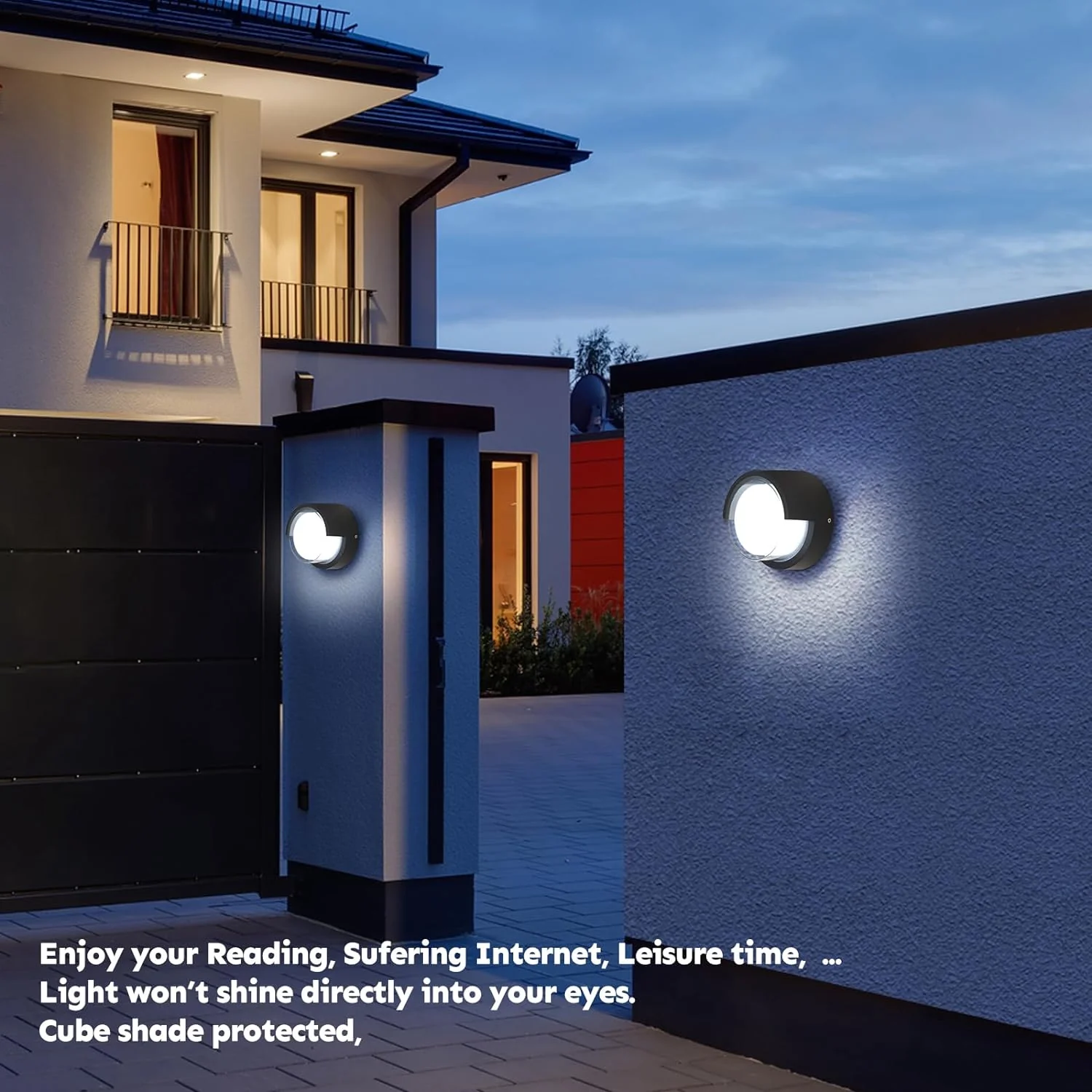 WOMO Round Outdoor Wall Light-WM9144 - Image 6