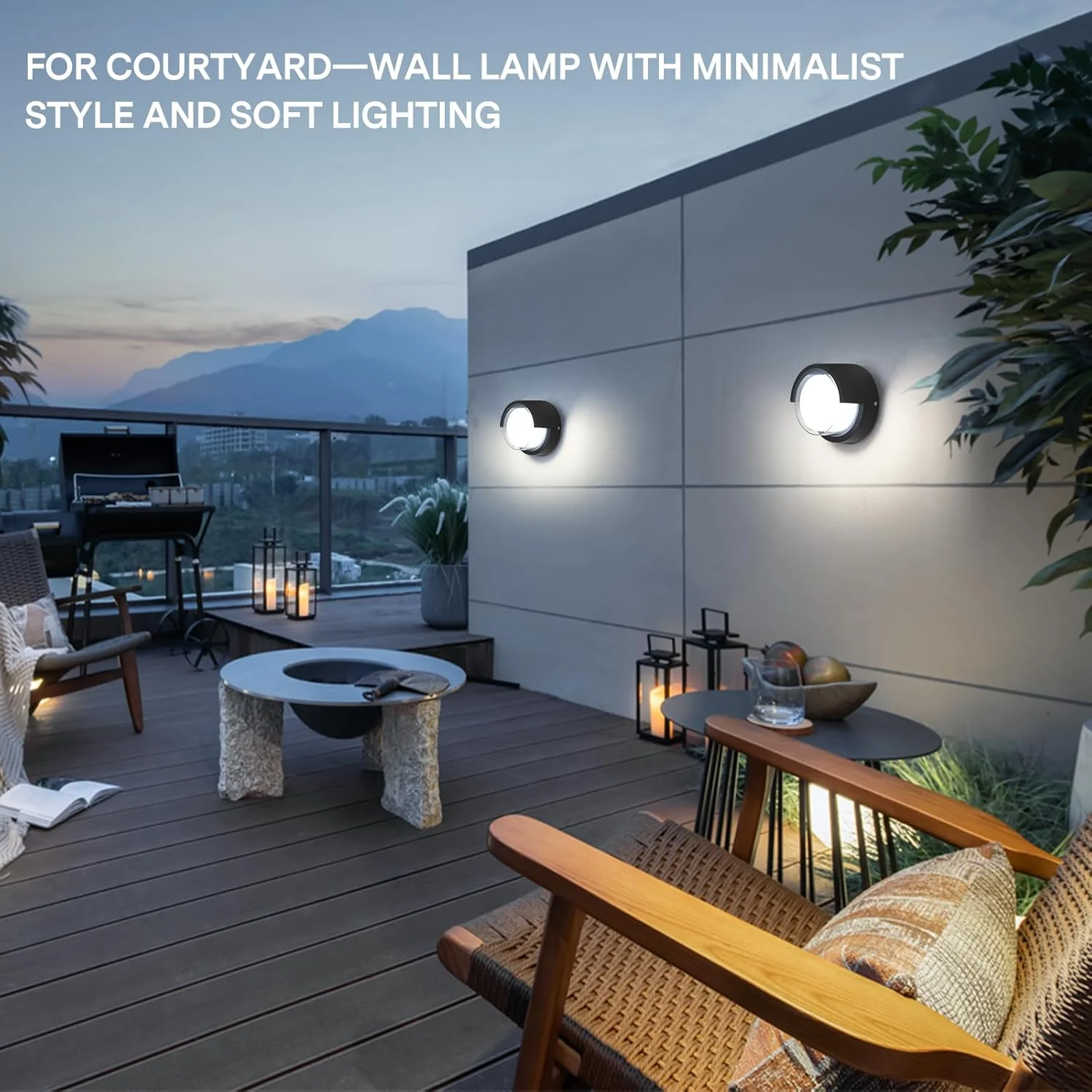 WOMO Round Outdoor Wall Light-WM9144 - Image 7