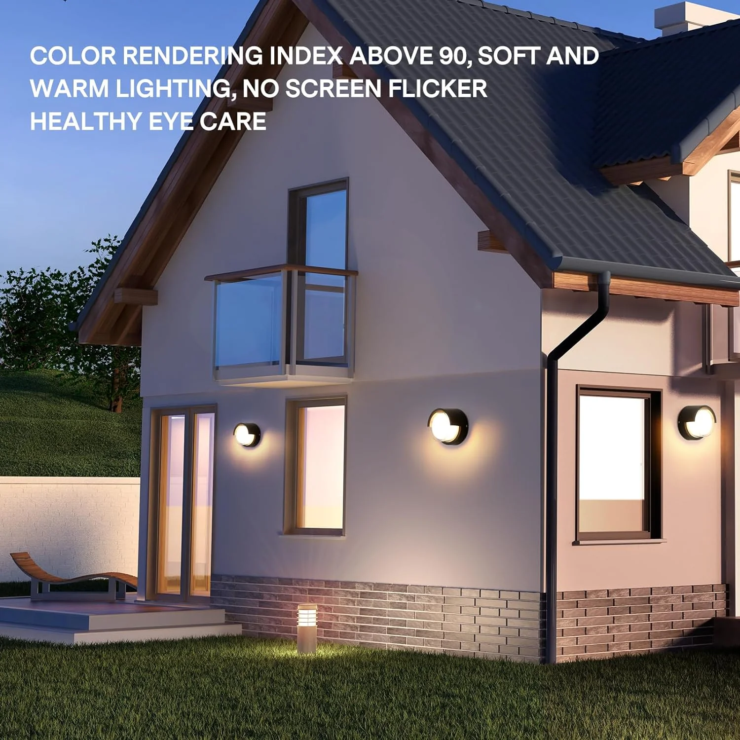 WOMO Round Outdoor Wall Light-WM9144 - Image 9