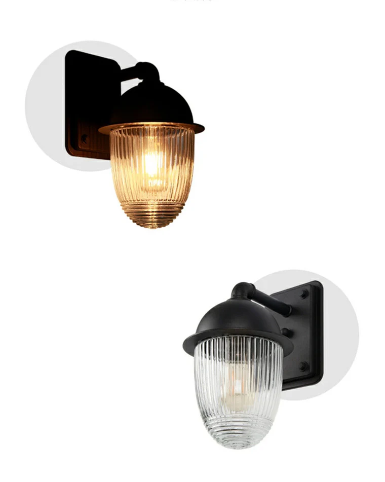 WOMO Egg Rustic Outdoor Wall Light-WM9148 - Image 6