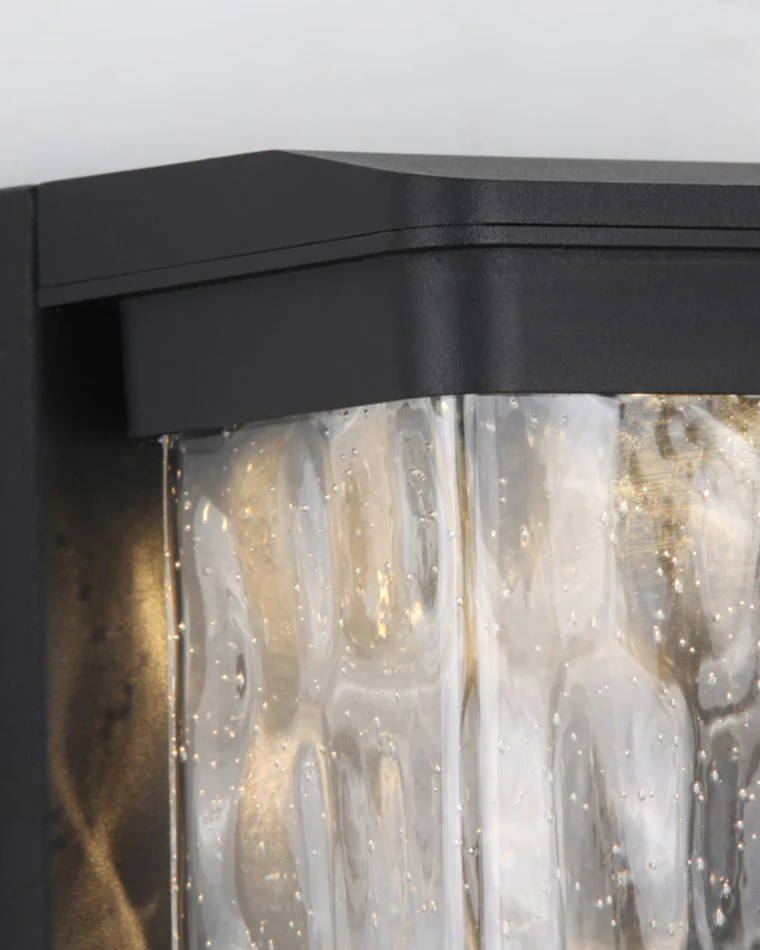 WOMO Seeded Glass Outdoor Wall Light-WM9160 - Image 7