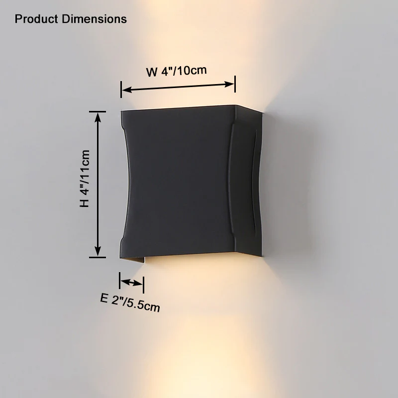 WOMO Outdoor Up Down Wall Light-WM9171 - Image 12