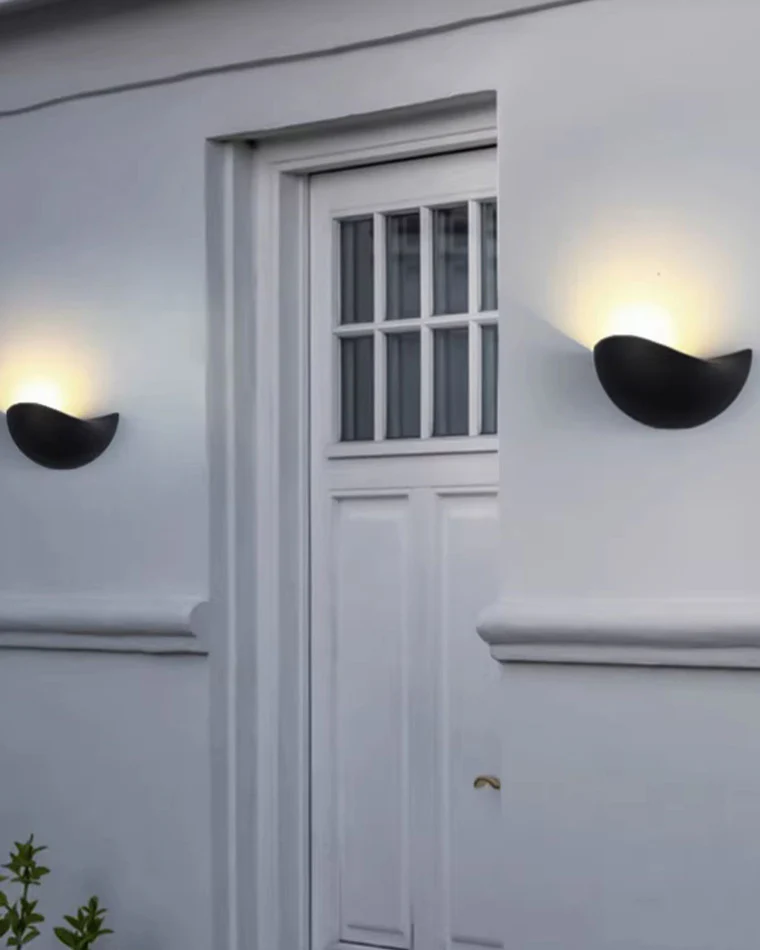WOMO Crescent Outdoor Wall Light-WM9181 - Image 2