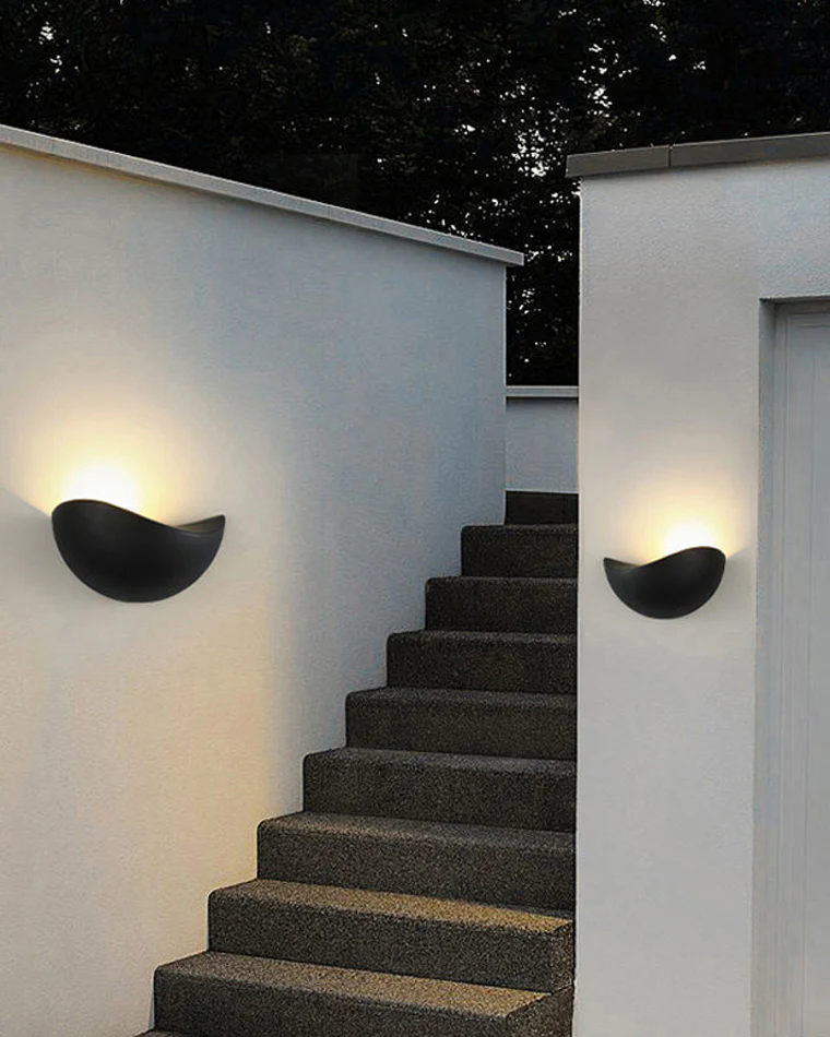 WOMO Crescent Outdoor Wall Light-WM9181 - Image 4