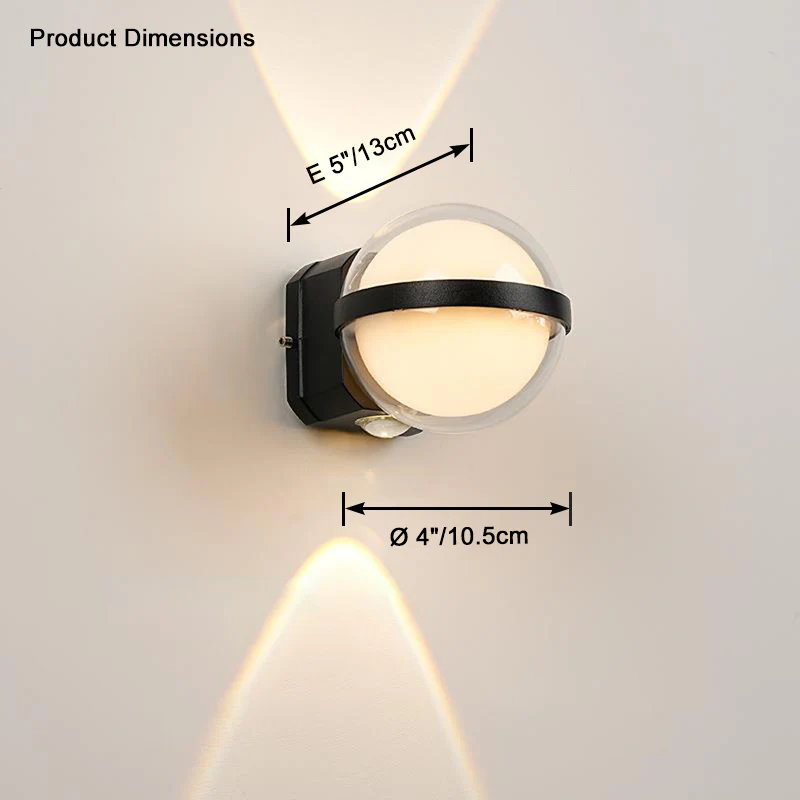 WOMO Globe Outdoor Up Down Wall Light-WM9188 - Image 7