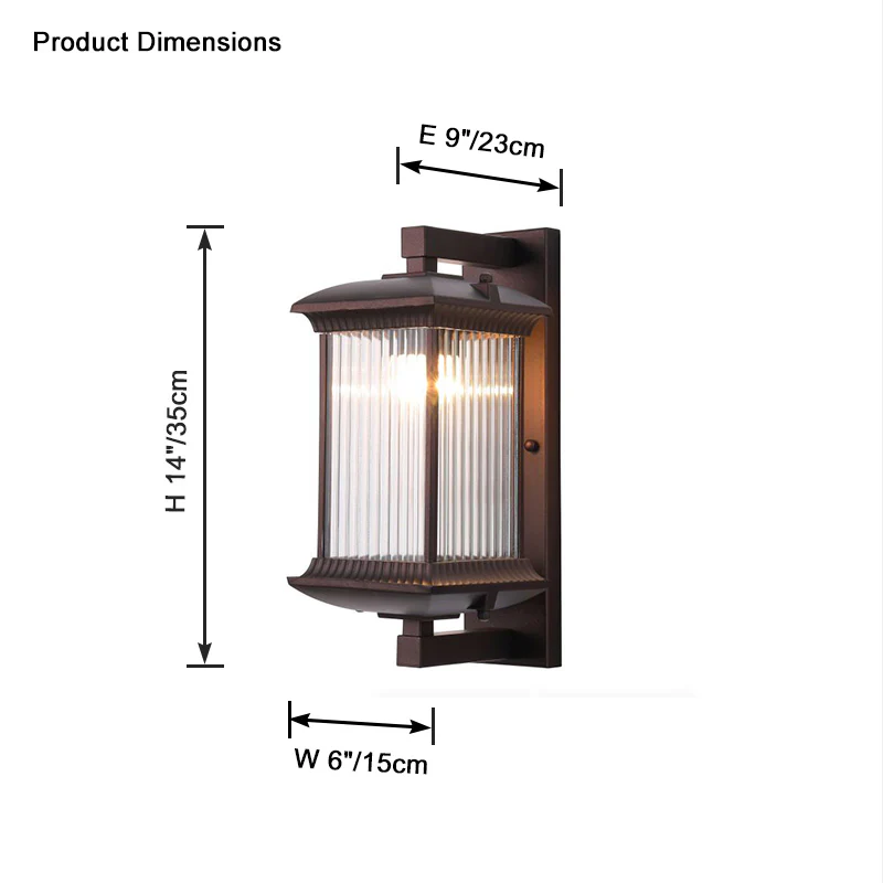WOMO Outdoor Wall Light-WM9193 - Image 9