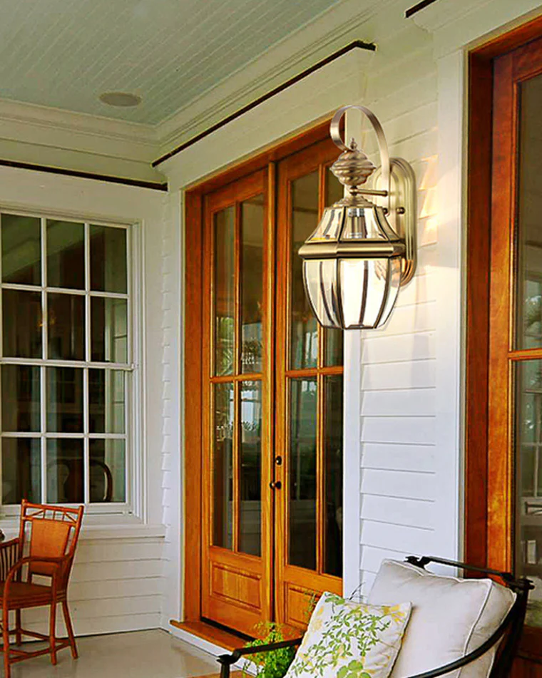 WOMO Colonical Gold Outdoor Sconce-WM9199 - Image 4