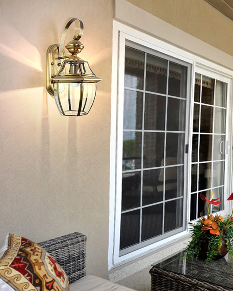 WOMO Colonical Gold Outdoor Sconce-WM9199 - Image 5