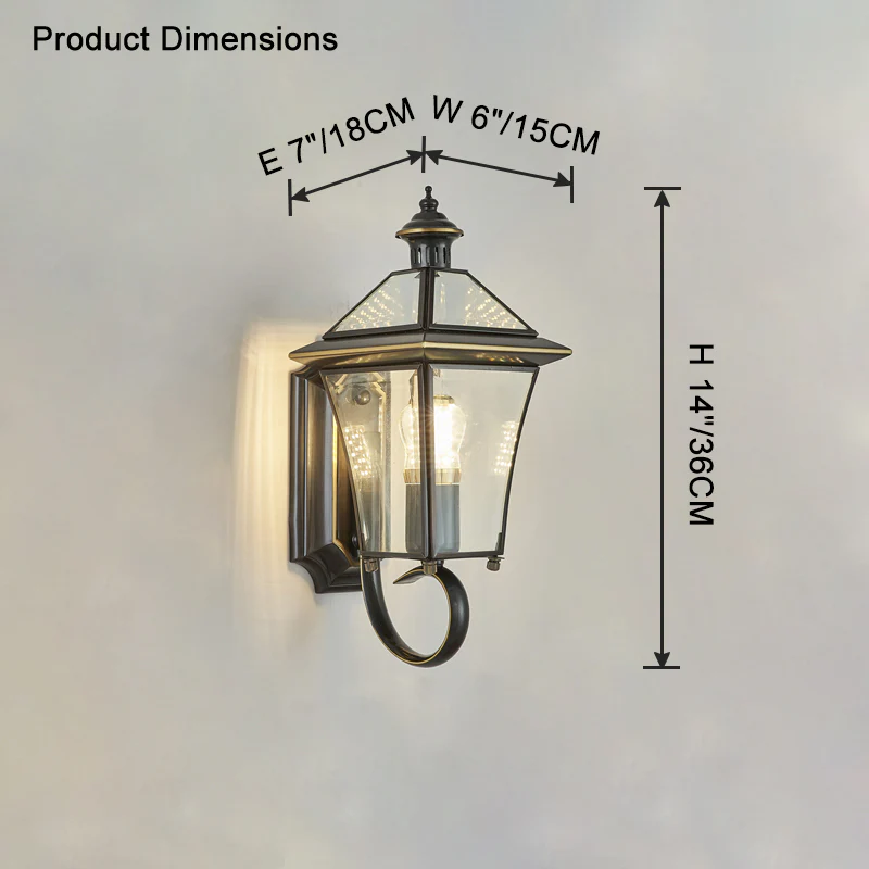 WOMO Outdoor Wall Light-WM9205 - Image 13