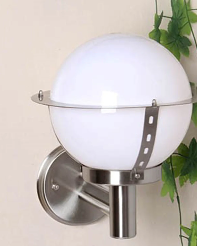 WOMO Glass Globe Outdoor Wall Light-WM9208 - Image 2