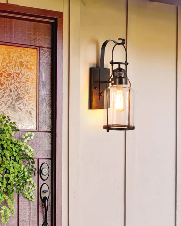 WOMO Vintage Outdoor Wall Lantern-WM9211 - Image 11