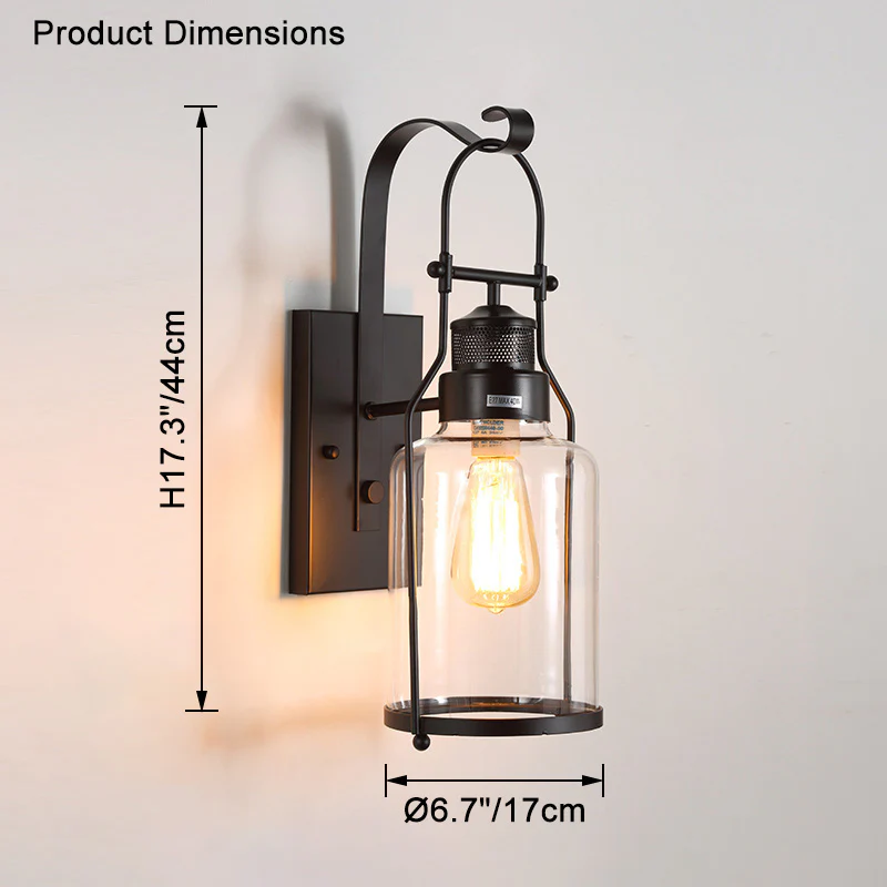 WOMO Vintage Outdoor Wall Lantern-WM9211 - Image 16
