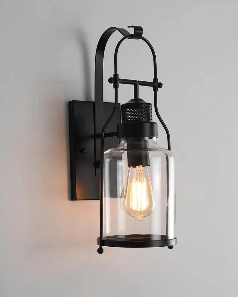 WOMO Vintage Outdoor Wall Lantern-WM9211 - Image 2