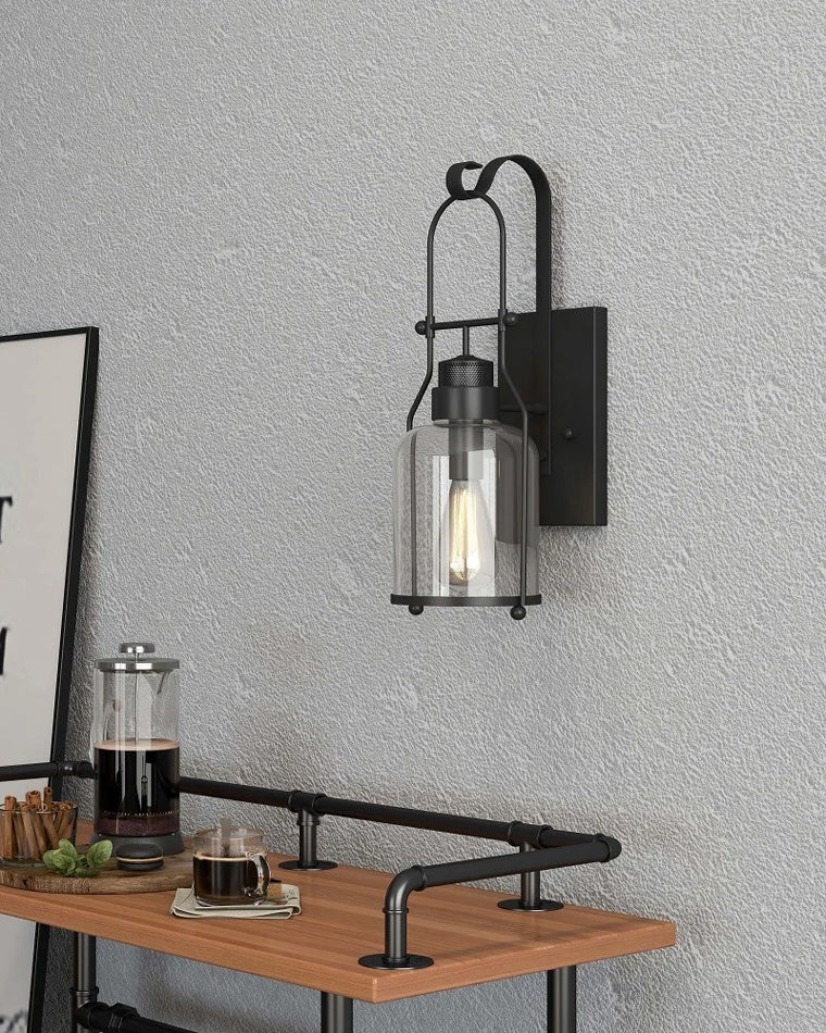 WOMO Vintage Outdoor Wall Lantern-WM9211 - Image 4