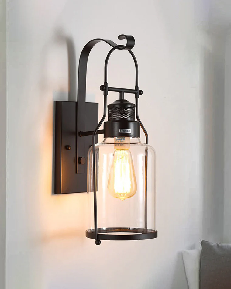 WOMO Vintage Outdoor Wall Lantern-WM9211 - Image 8