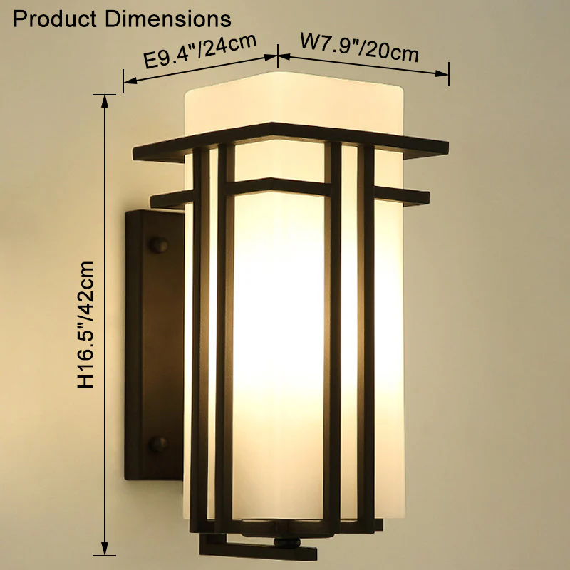 WOMO Outdoor Craftsman Wall Sconce-WM9065 - Image 21