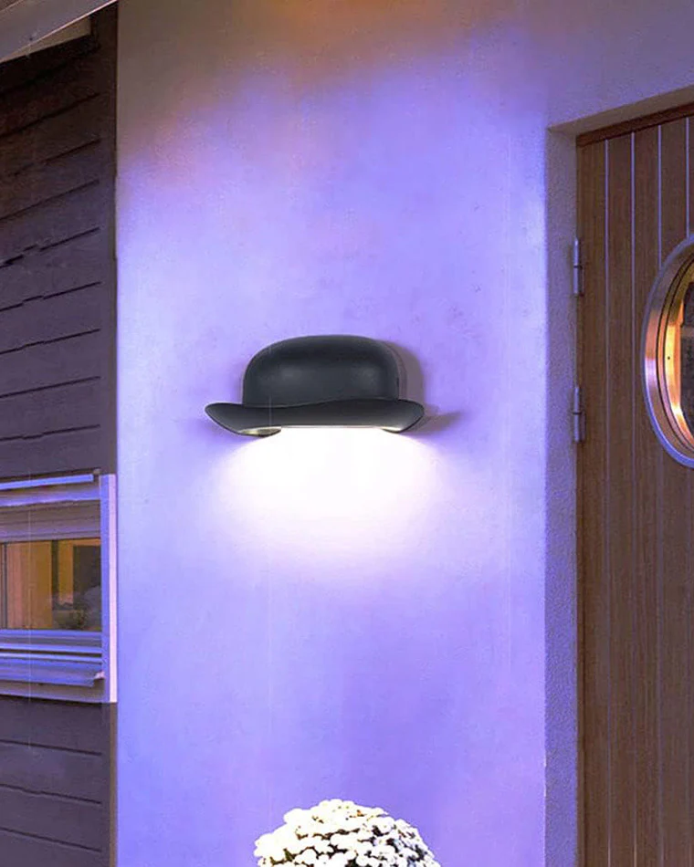 WOMO Hat Outdoor Wall Sconce-WM9183 - Image 4