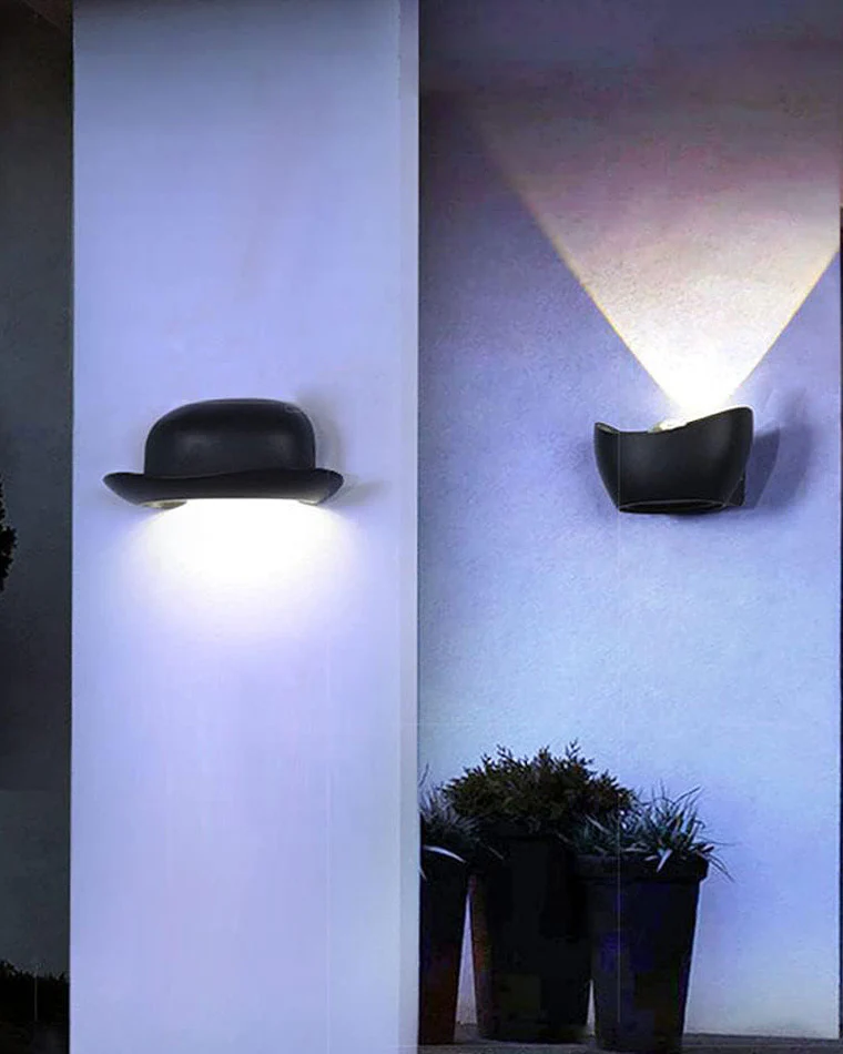WOMO Hat Outdoor Wall Sconce-WM9183 - Image 6