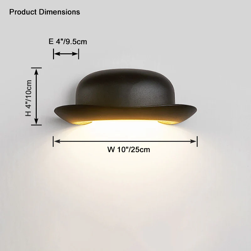 WOMO Hat Outdoor Wall Sconce-WM9183 - Image 8