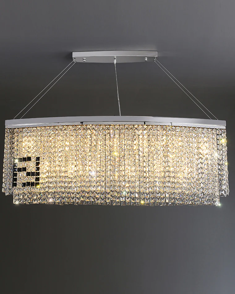 WOMO Oval Crystal Chandelier-WM2071b - Image 2