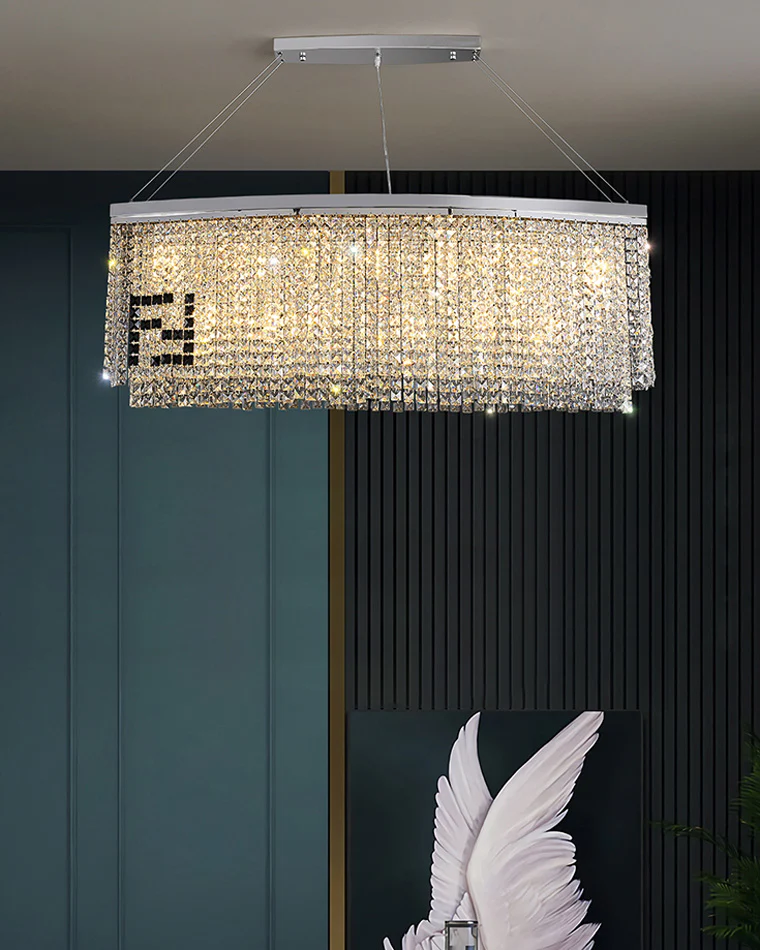 WOMO Oval Crystal Chandelier-WM2071b - Image 3