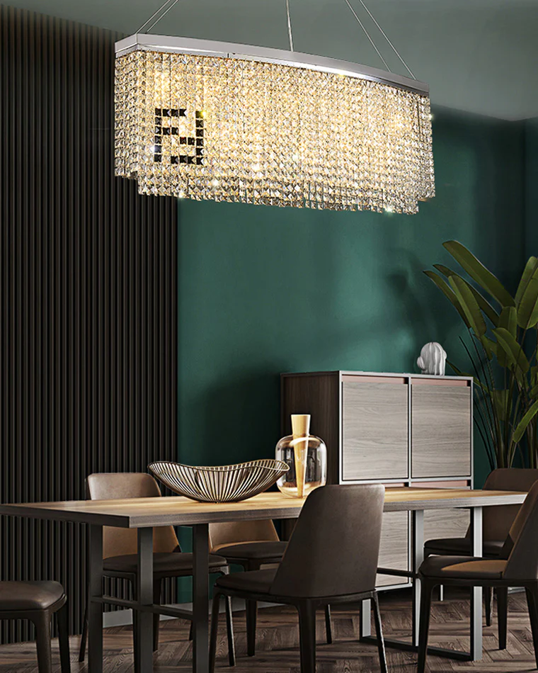 WOMO Oval Crystal Chandelier-WM2071b - Image 6