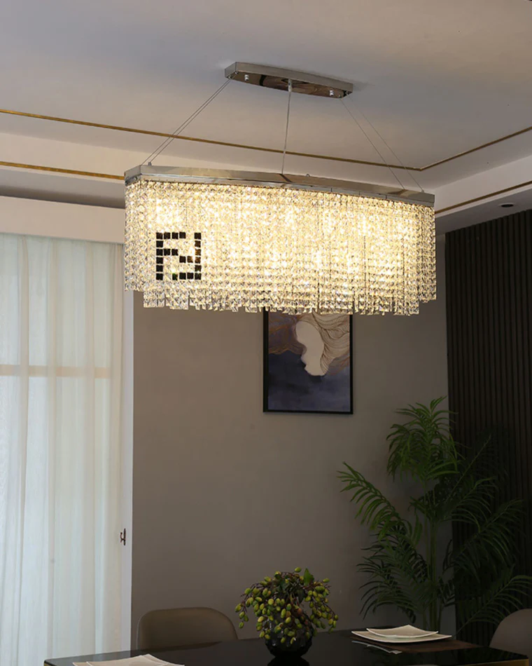WOMO Oval Crystal Chandelier-WM2071b - Image 7