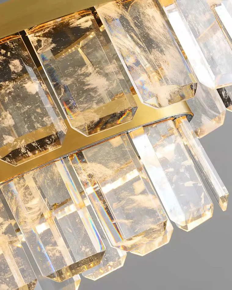 WOMO Long Oval Crystal Chandelier-WM2541 - Image 10