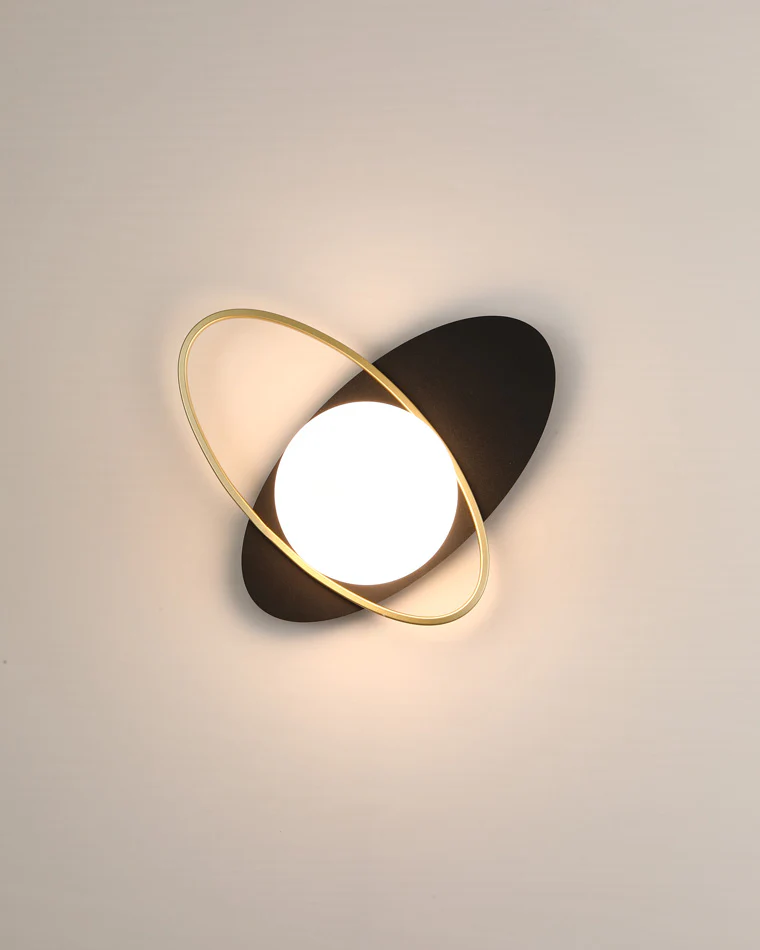 WOMO Frosted Glass Oval Accent Wall Sconce-WM6064 - Image 63