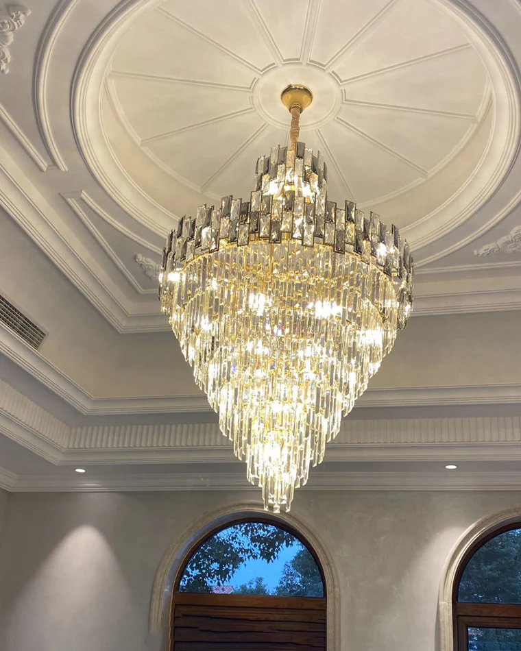 WOMO Massive Tiered Crystal Chandelier-WM2380 - Image 13