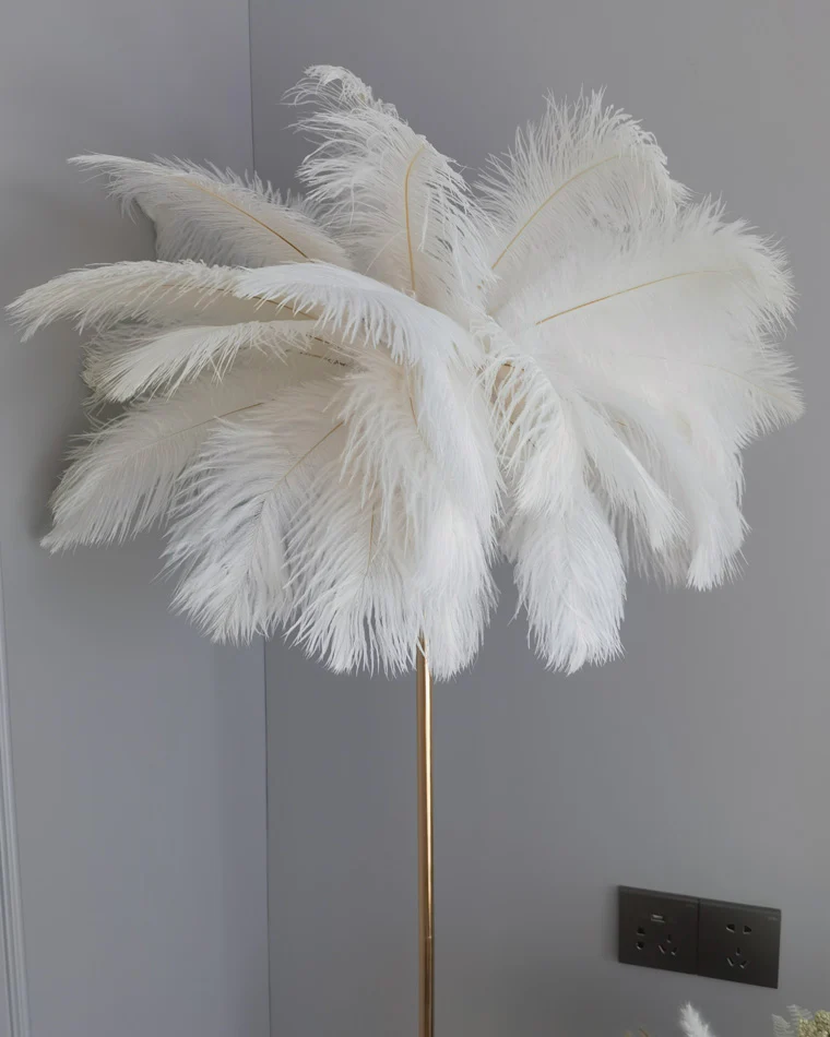 WOMO Feather Palm Tree Floor Lamp with Tray-WM7052 - Image 36