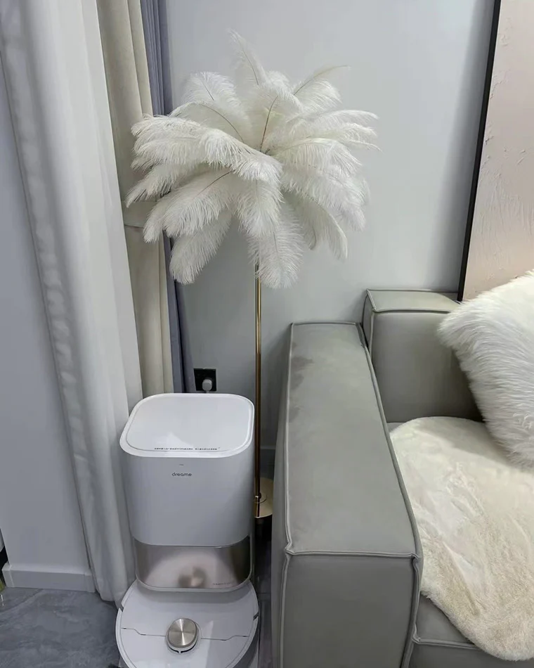 WOMO Feather Palm Tree Floor Lamp with Tray-WM7052 - Image 44