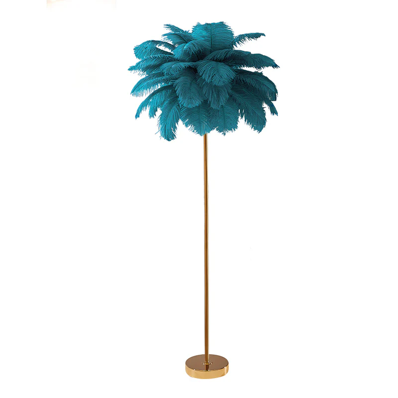 WOMO Feather Palm Tree Floor Lamp with Tray-WM7052 - Image 75