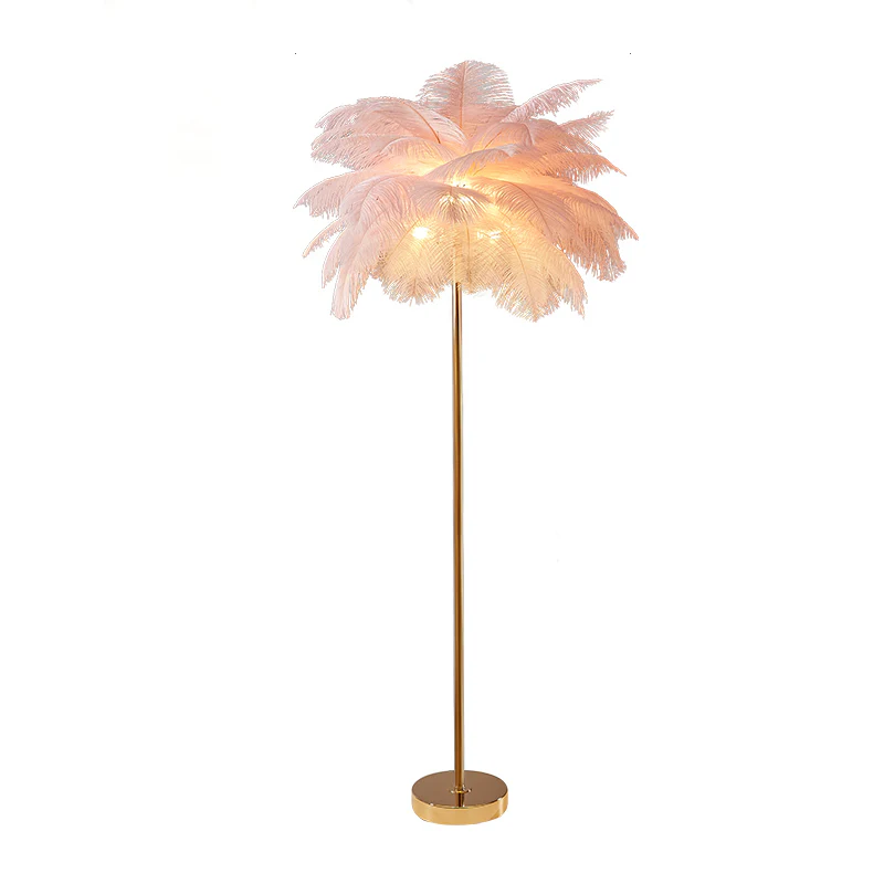 WOMO Feather Palm Tree Floor Lamp with Tray-WM7052 - Image 77