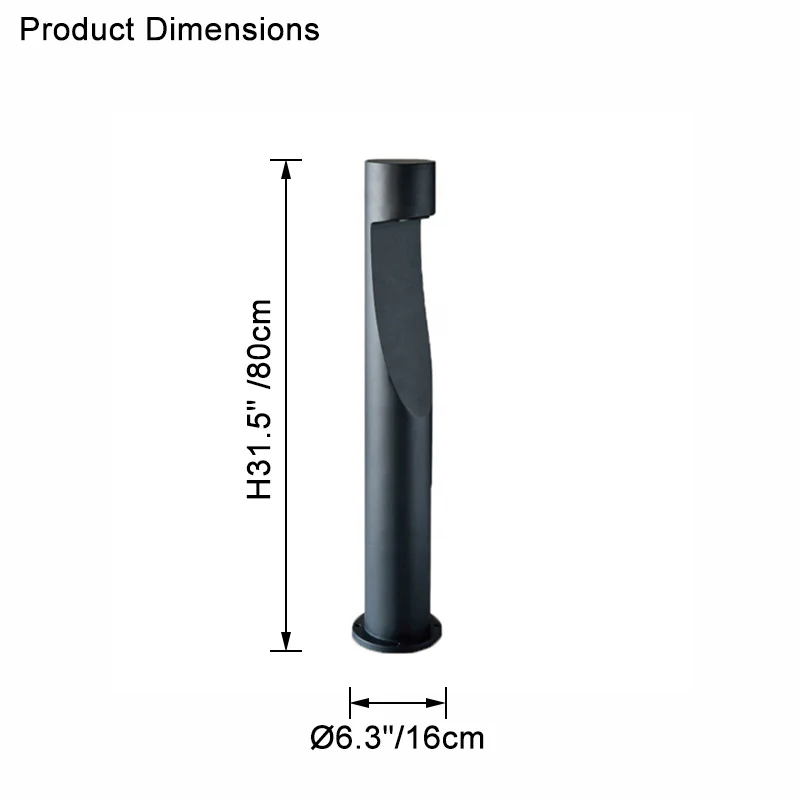 WOMO Pathway Bollard Light-WM9117 - Image 16
