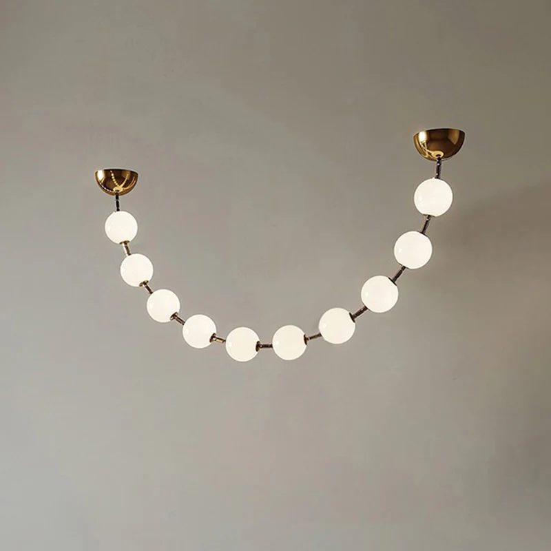 WOMO Pearl Acrylic Ball Chandelier-WM2705 - Image 7